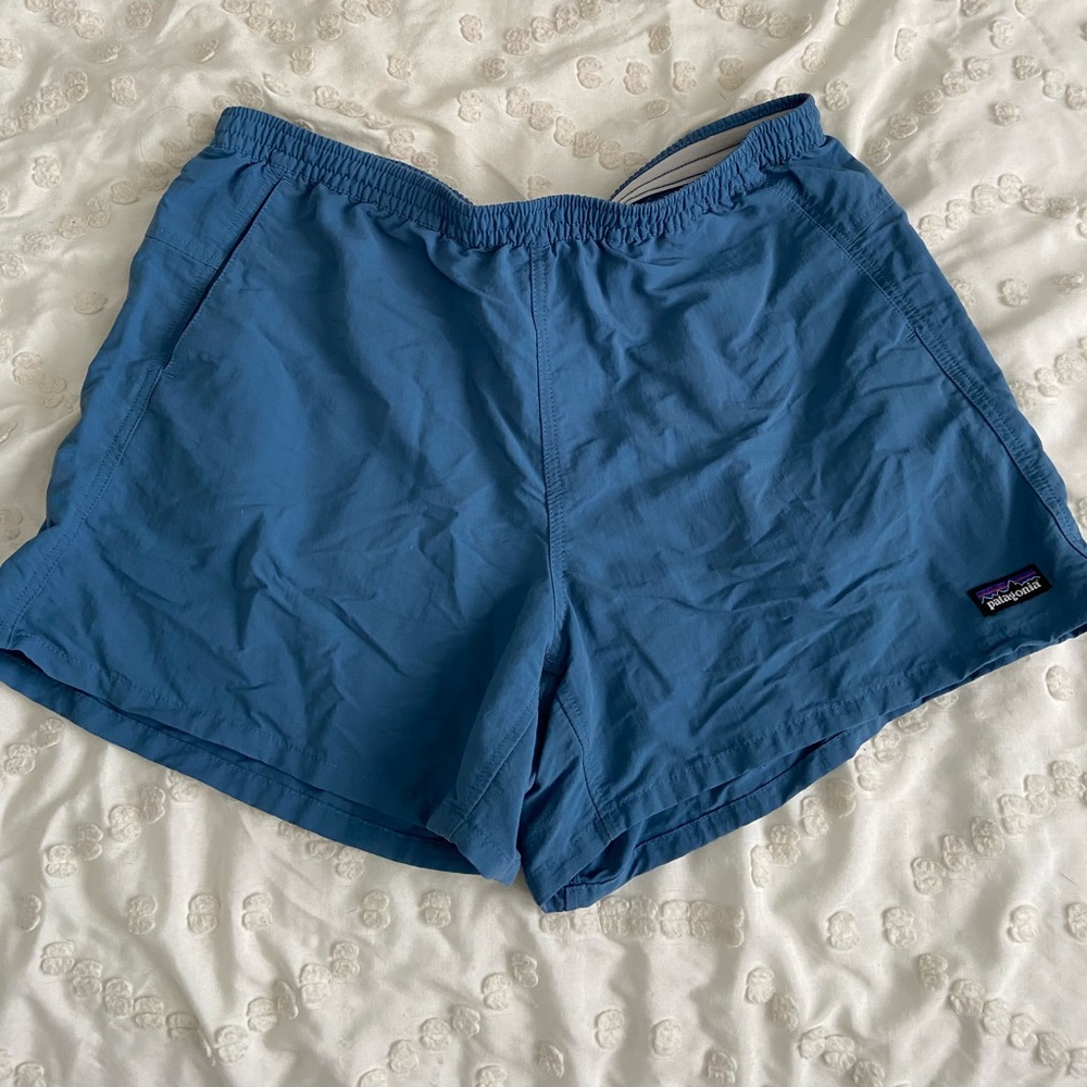 Patagonia Blue Athletic Shorts